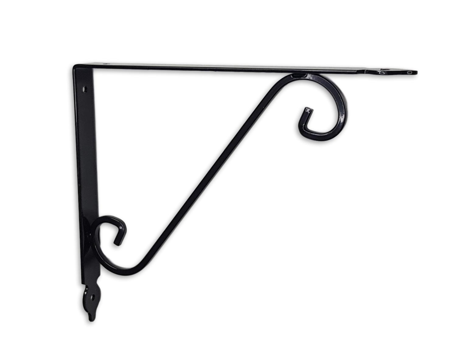 תומך מדף מעוצב שחור / לבן