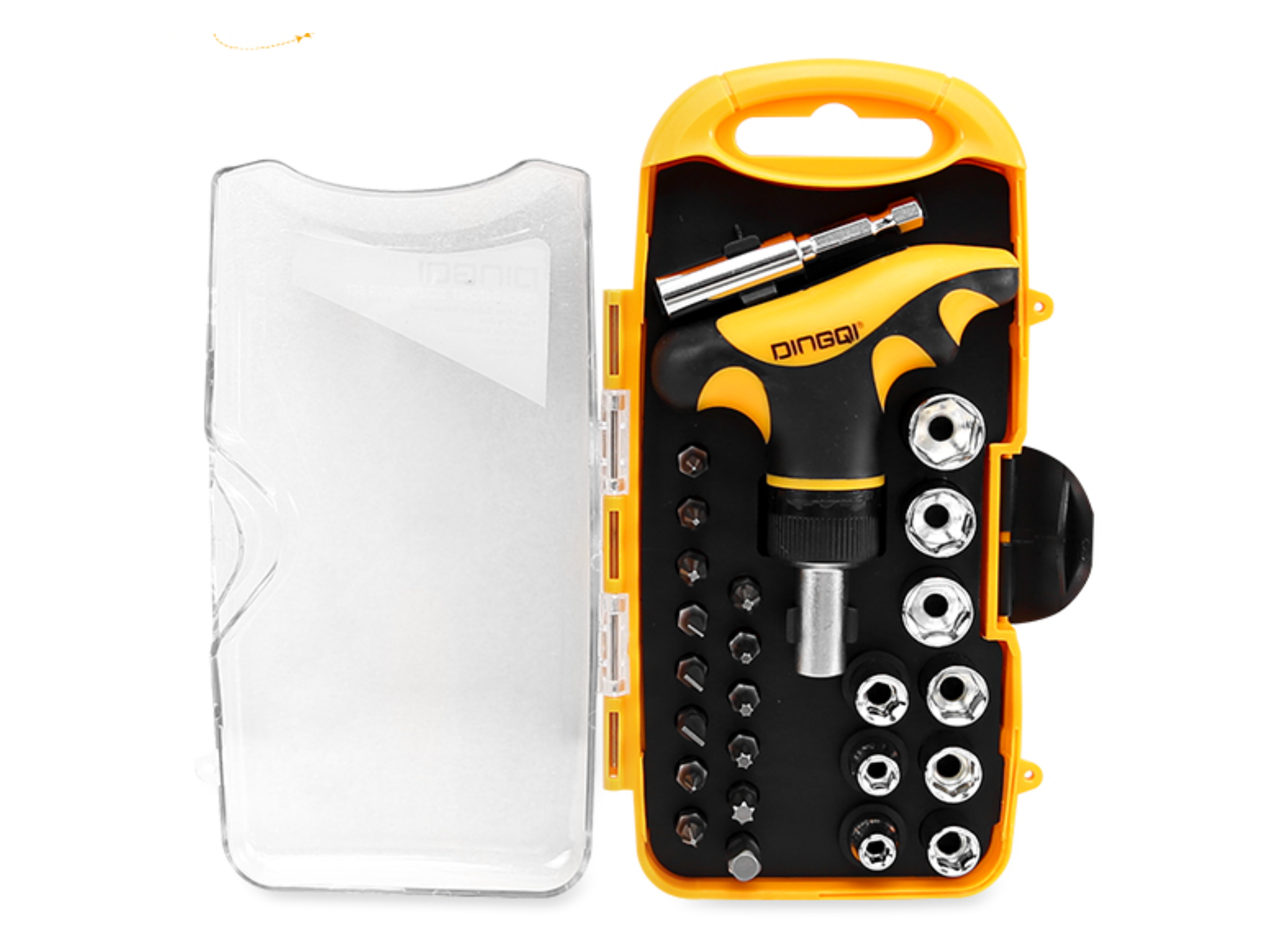 סט ידית ראצ'ט 25 חלקים בקופסה דגם 68625 