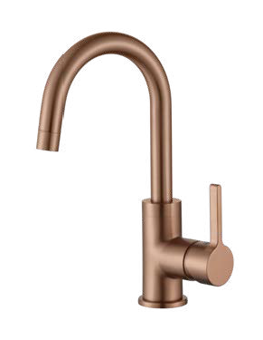 ברז קשת לכיור דגם 80715 רוז גולד 