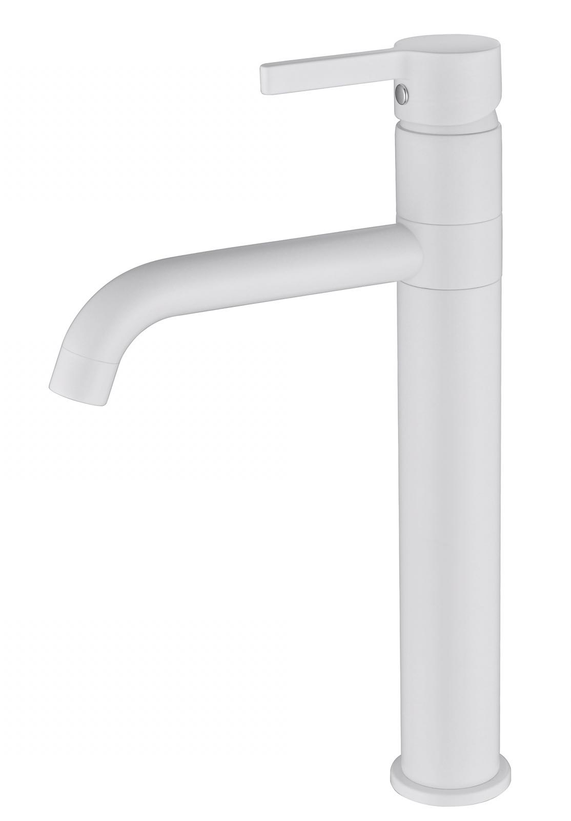 ברז פרח גבוה עם פיה מסתובבת דגם 80763 לבן מט 