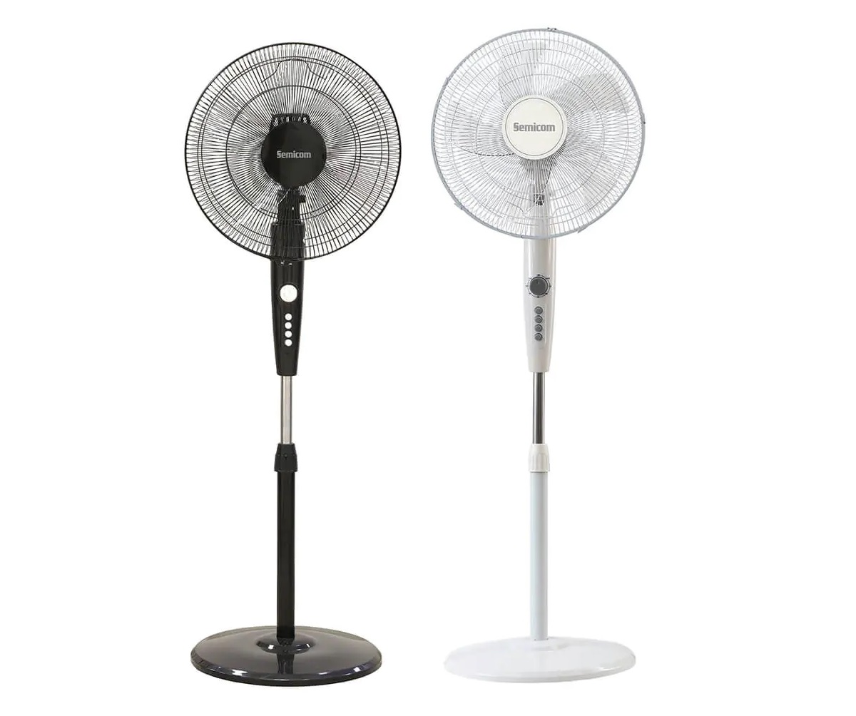 מאוורר עמוד 16" + טיימר - בסיס פלטה עגול HAFA-16BT/B