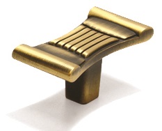 ידית כפתור ישר עם פסים דגם 11300