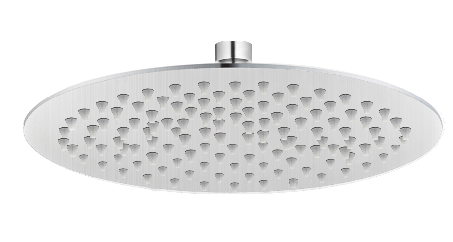 ראש גשם נירוסטה עגול קוטר 300 מ"מ דגם 6041 ניקל מוברש 