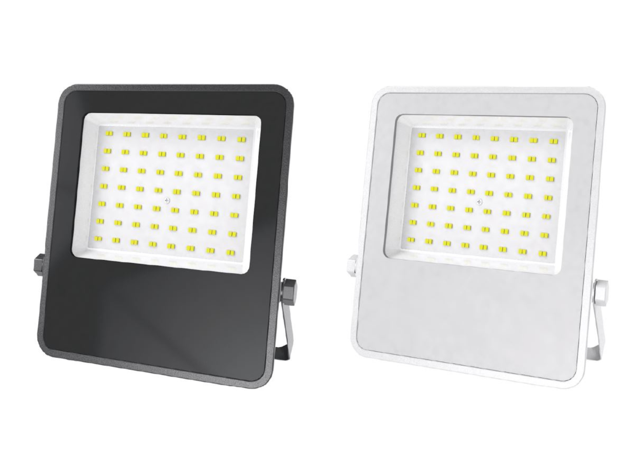 פנס הצפה 100W גוף שחור/לבן DL/WW דגם VIVA